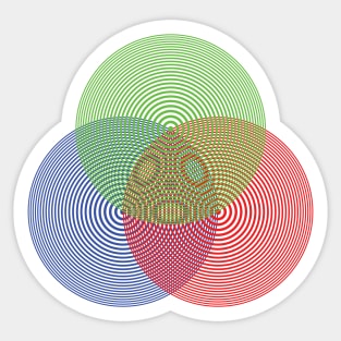 Concentric RGB Sticker